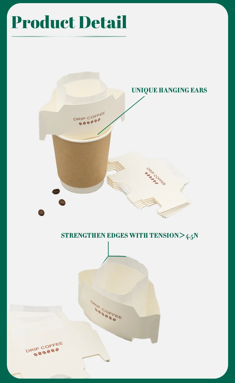 Brown Printing Single Serve Pour Over Coffee Buy Drip Food Grade