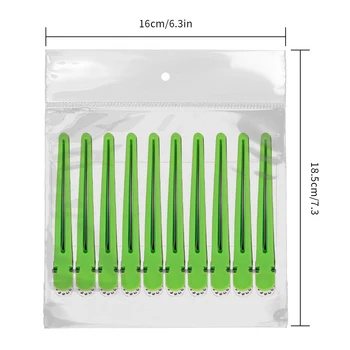 Colorful Hairpin High Quality Hair Clip Claw Plastic Claw for Hair Styling 10 Pcs Hair Clips Set for Women