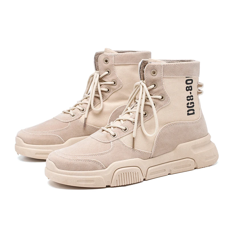 Customized 2024 Fashion Ankle Bot Erkek Desert Boots for Men Botas Para Hombre