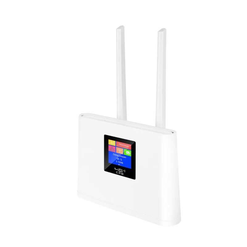CPF908 LCD 4G CPE Router Sim Card Router With Removed External Antenna LTE Wireless Hotspot