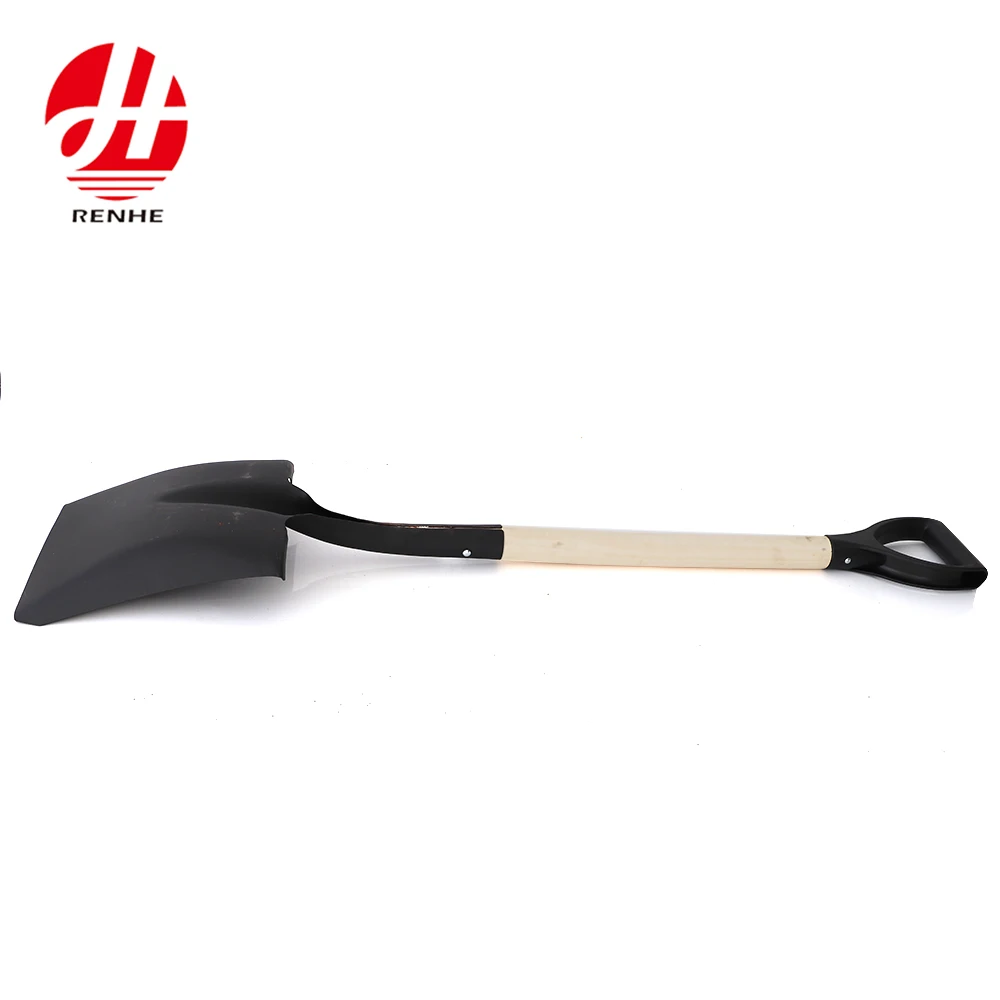 product hot sale  farming agricultural hand tools manganese steel garden shovel with wood handle-2