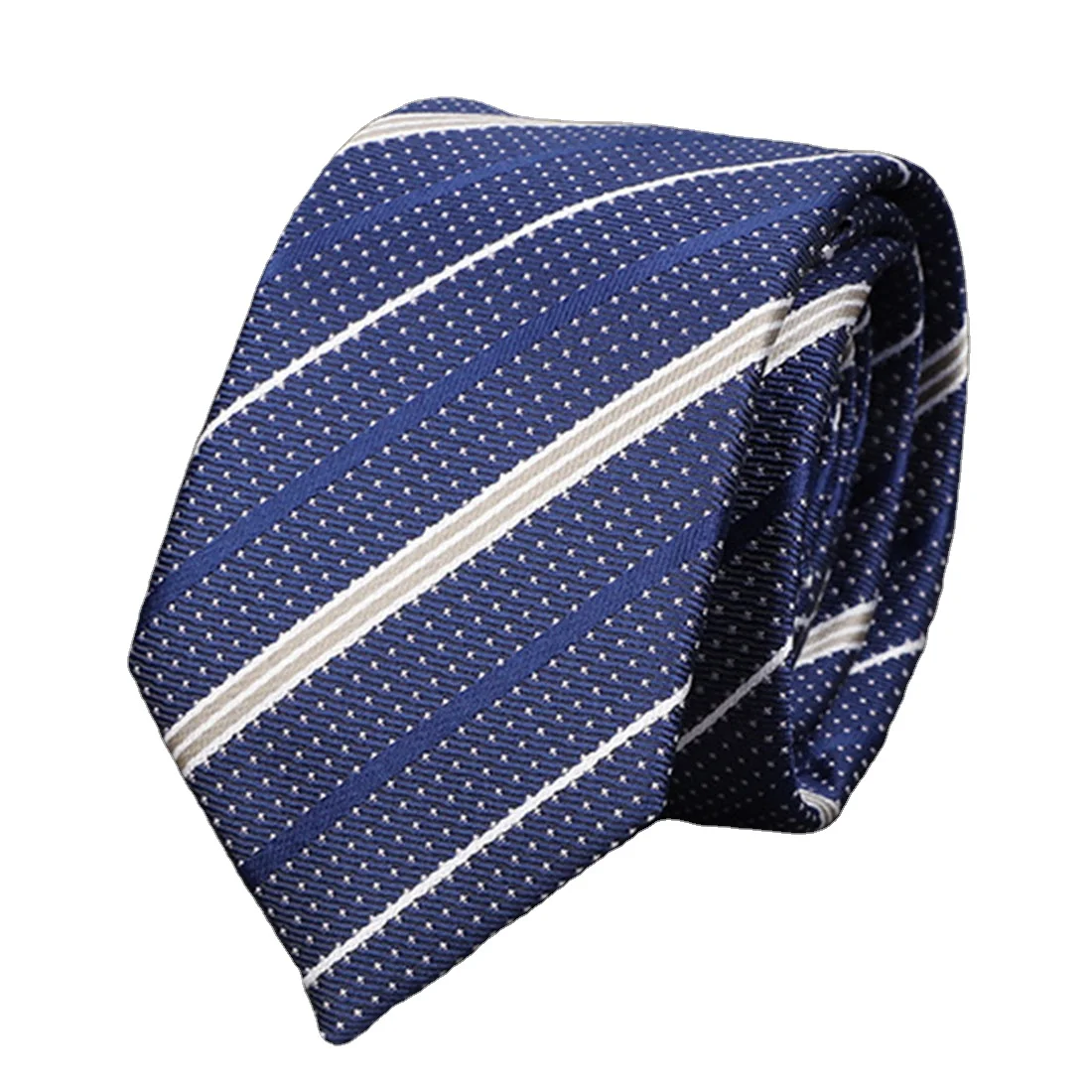 男士经典条纹领带正式派对学院每日提花编织商务领带包邮