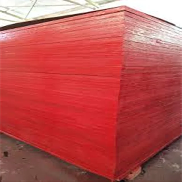 China Plywood Manufacturer 12mm Red Edge Double Face Plywood Film Faced Plywood Board for Mauritius