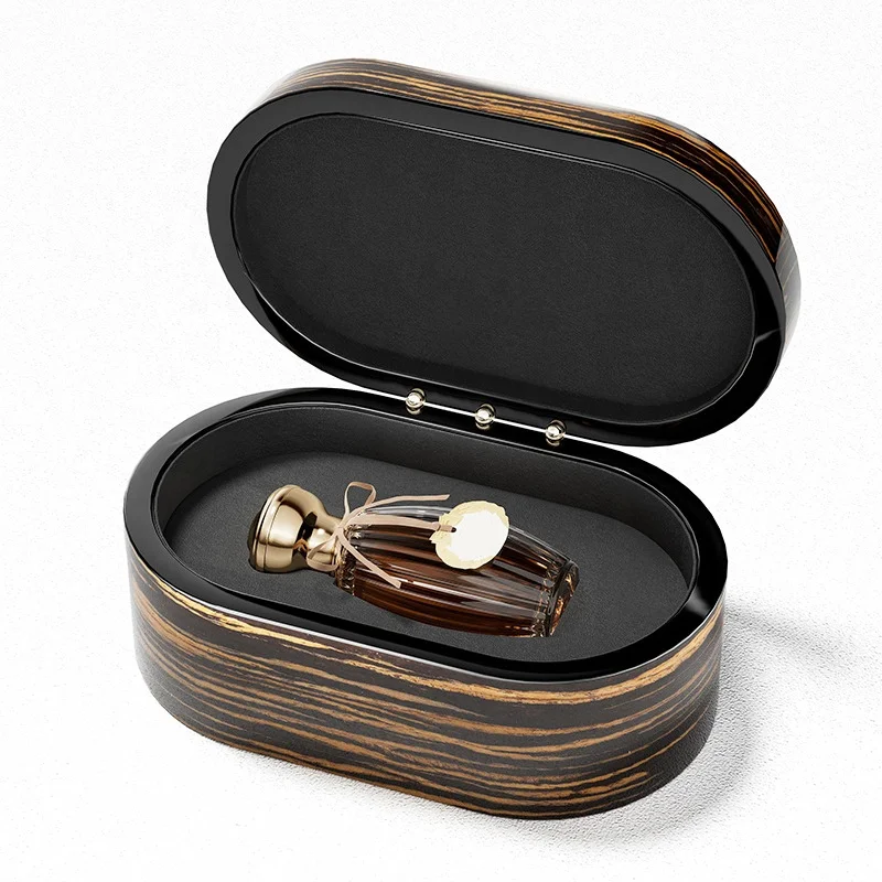 Customized 30ml 50ml 100ml Perfume Box Packaging Glass Bottle Perfume Wooden Box