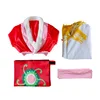 Conjunto completo (traje de capa roja)