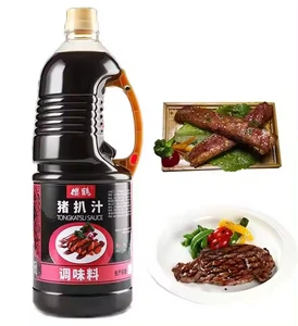 On Sale Tonkatsu Sauce Chinese Cooking Seasoning with Soybean Packaged in Bottle
