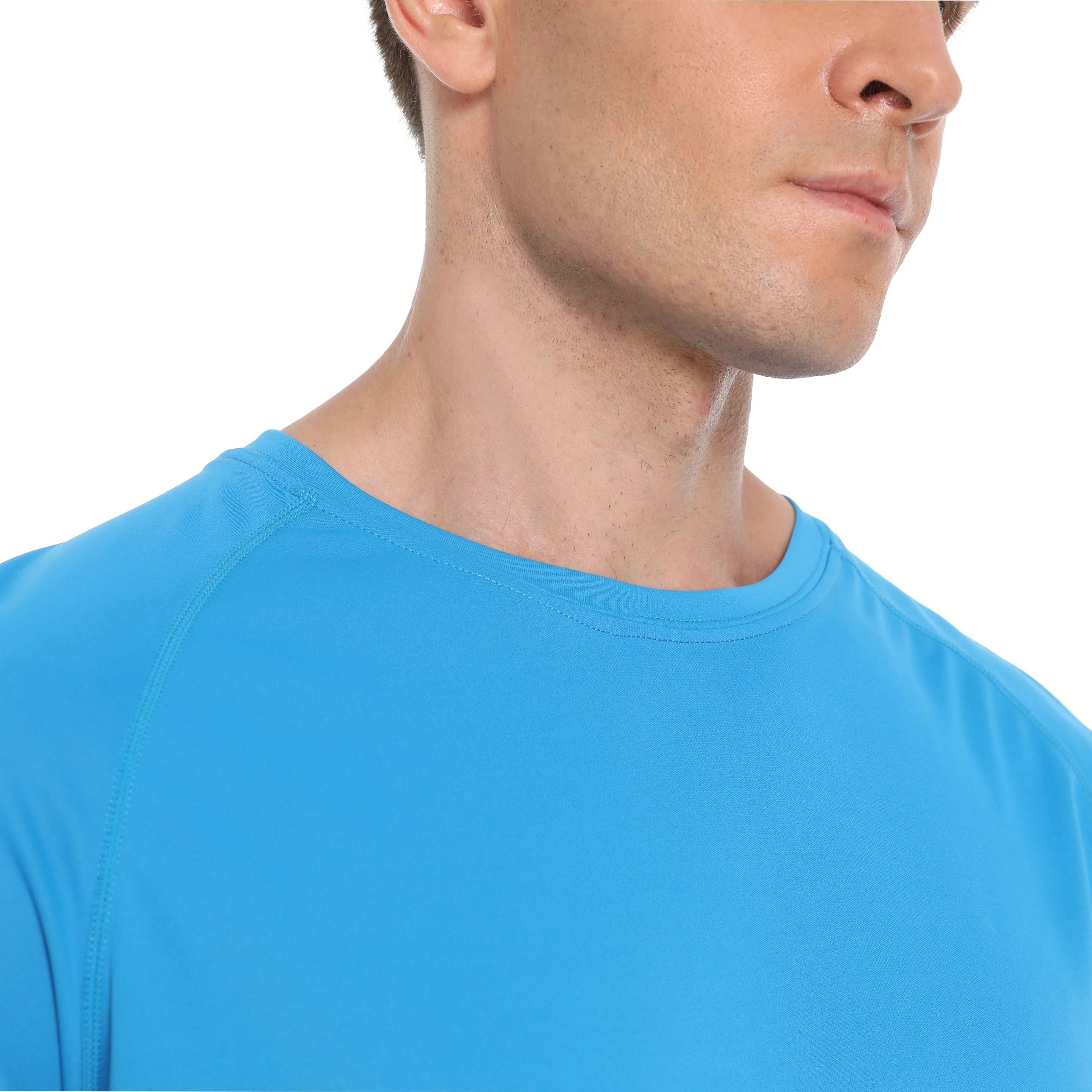 Chemise Homme Silver Bait 2XL Bleu - Manches Longues - Dri-Fit UV Protection - Pêche