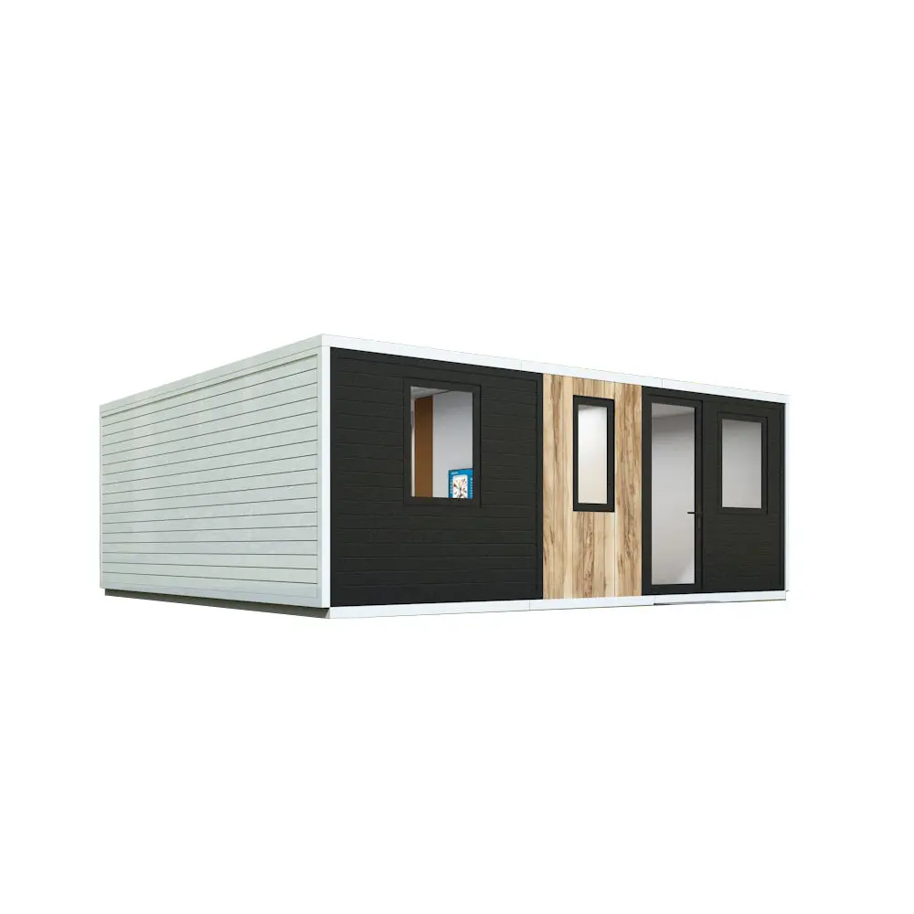 Expandable Container House 2 Bedrooms Wooden Movable Expandable Shipping Container Frame House factory