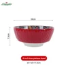 6-inch vertical striped bowl