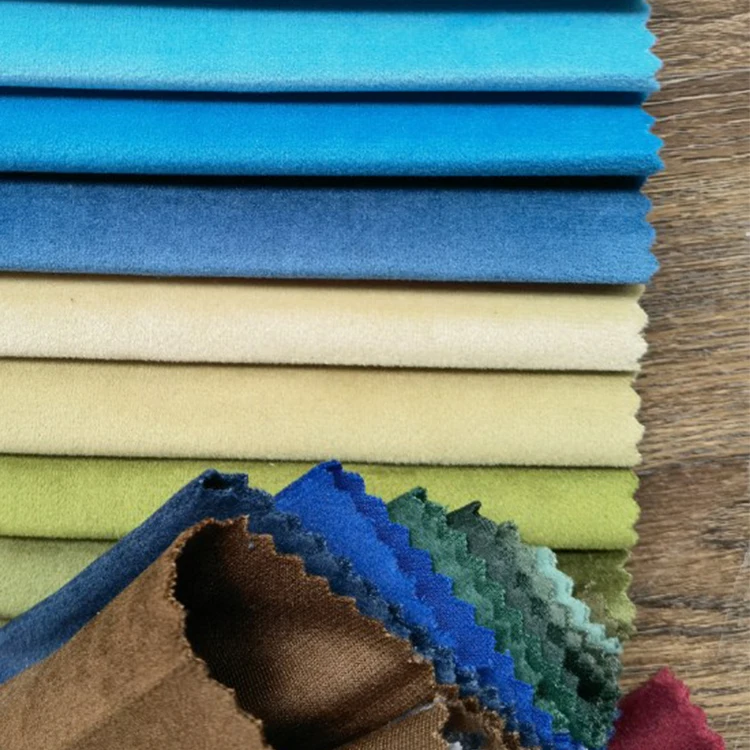 Custom Style Polyester Upholstery Velour Velvet Fabric for Car/Sofa/Garment