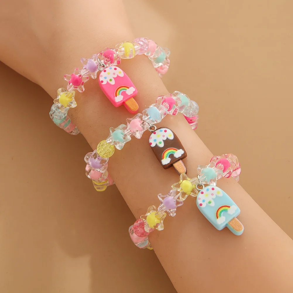 Cute Charm Bracelet Cute Bracelets Amazon Cute 3D Rainbow Ice