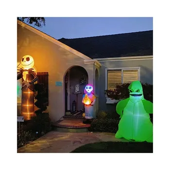 Wholesale Giant Inflatable Green Cartoon Characters Advertising For Halloween