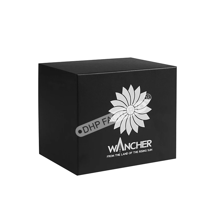 Картонный ремешок для часов на заказ, бумажная упаковка, матовая Черная магнитная застежка, роскошный дисплей для часов, подарочная коробка