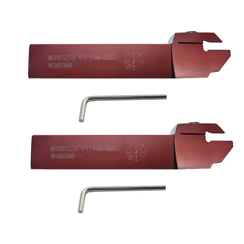 MGHH CNC Lathe Machine Cutting  Holder MGHH525R Spring Steel End Face Cutting Grooving Tool Holder for MGMN300 Insert