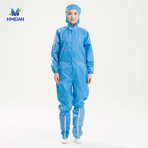 Anti-static Workwear Breathable Cleanroom Suit Coveralls Antistatic Esd Clothes Jumpsuit Garment Dust Free Antistatic Clothes