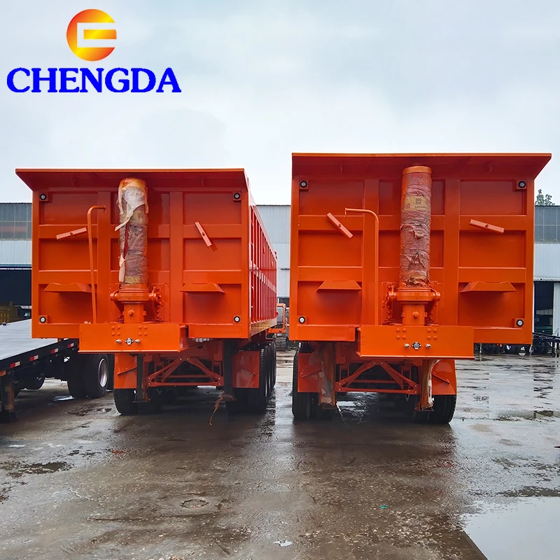 40ft Container Trailer Dump Tipping Tipper Factory Direct