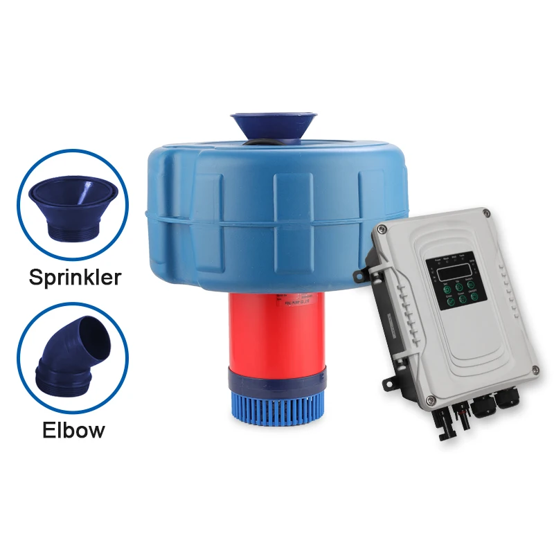 High Efficiency Lake Solar Powered Aerator 48v 1horsepower Pond Surface Aerator with Solar Panel for Fish Farm