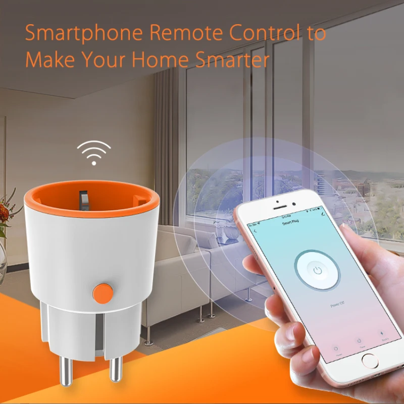 Zemismart 16A EU Smart Socket Zigbee Smart Plug Work with Alexa Google Home Voice Control 16A Outlet