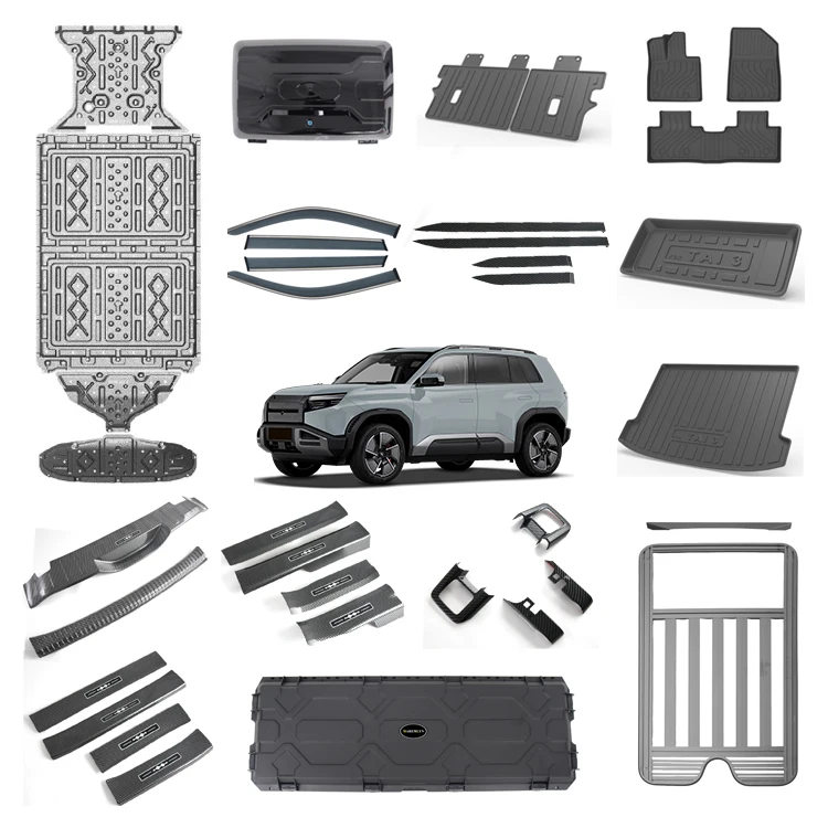 EV Car Accessories for BYD Leopard Titanium 3 Tai 3 Exterior Decorative Protection New Energy Vehicle Parts Accessories