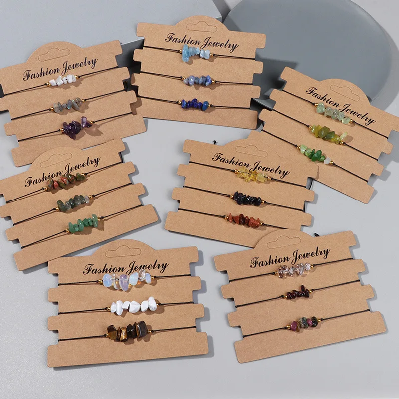 Handmade Irregular Natural Crystal Stone Bracelet Women Adjustable String Knotted Chip Stone Bracelets Anklet Girl friends Gifts.jpg