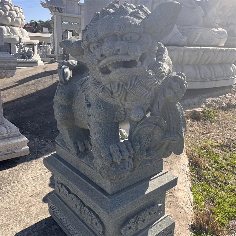 product wholesale price custom hand carved stone figure statue customized garden decoration granite figure sculpture-6
