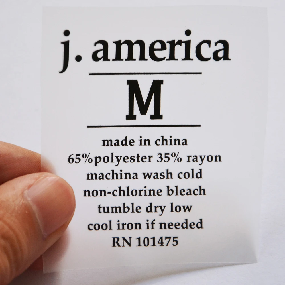 Custom Logo Printing Fabric Iron on Heat Transfer Stickers Heat Press Sticker for Clothes