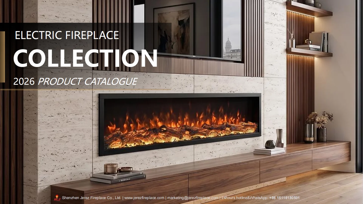 Electric Fireplace, 500mm, Wall - detail 24