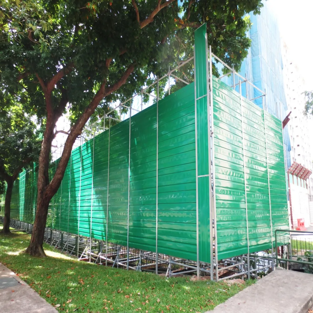 Modular Soundproof Panel System for Construction Site Protection Temporary Noise Barrier
