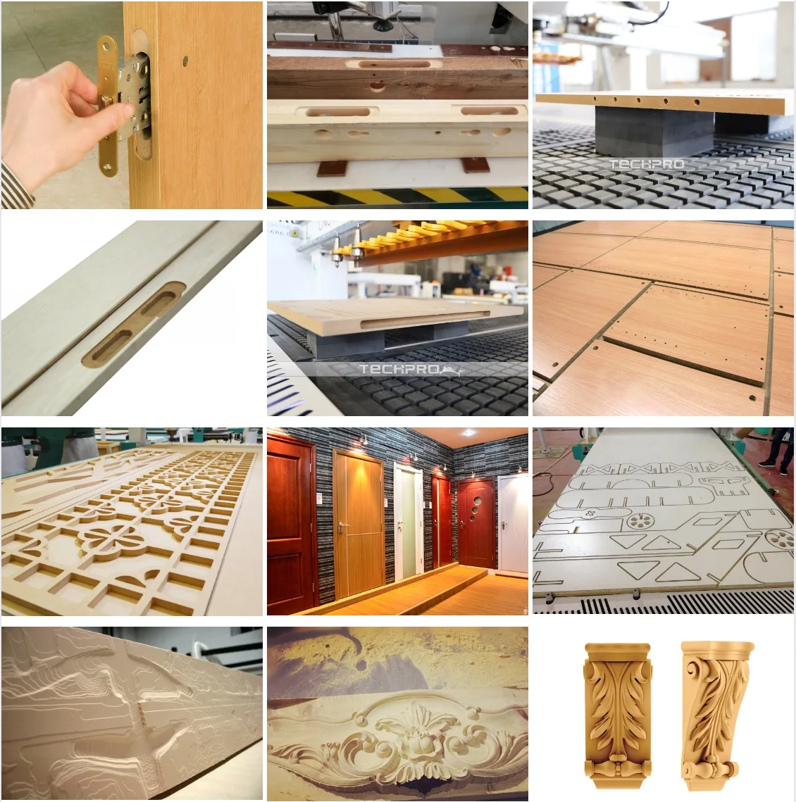 1530 Wood CNC Router Automatic Tool Change 1325 4 Axis Swing Head ATC CNC Router for 3D Model