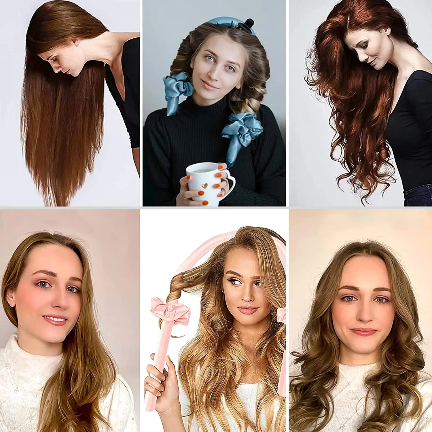 Hot Selling Promotional Soft Roller Curling Ribbon Tools Flexible