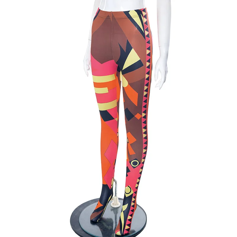 Женские леггинсы с высокой талией и