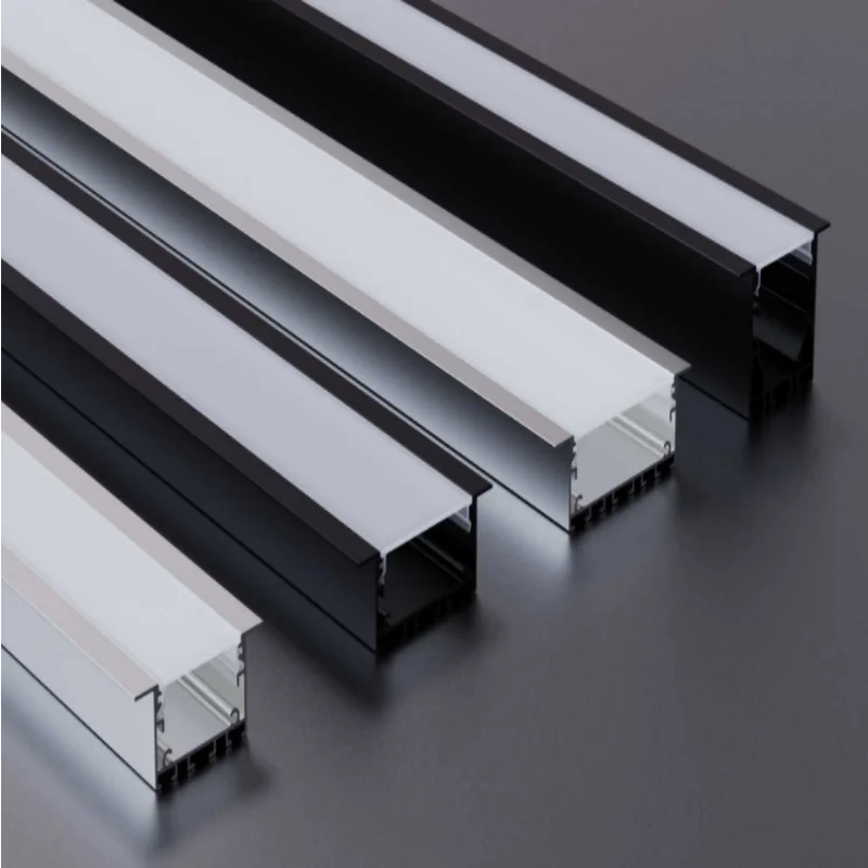 Aluminum Led Profile Light Outline T5 6000 Series Anodized High Bay ...