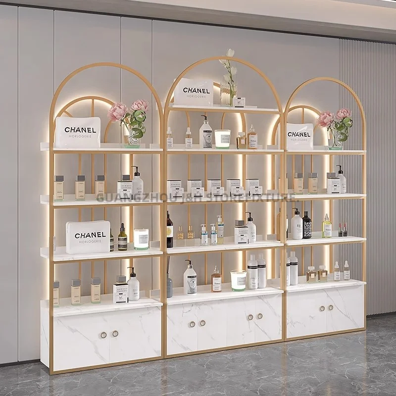 New Arrival Makeup Cosmetics Display Racks Wholesale Cosmetic Display Stands Modern Display Rack for Cosmetic Items