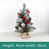 45cmpvc snow spray christmas tree