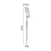Fourchette de table argent sablé