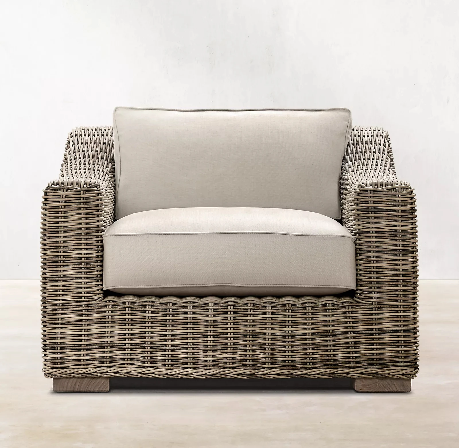 Простая мебель для сада и бассейна алюминиевая рама Плетеный современный уличный диван из ротанга