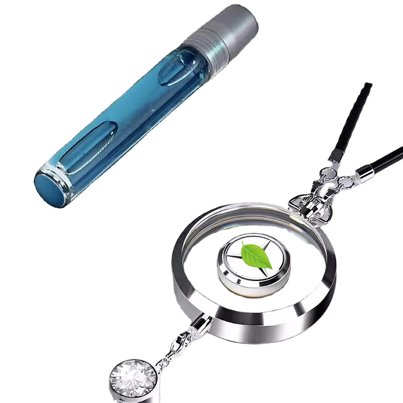 Diffuseur Parfum Voiture Personnalisé Clip Aération – Photo Gravée Cristal, Formes Variées, Cadeau Unique Homme/Femme/Adolescent