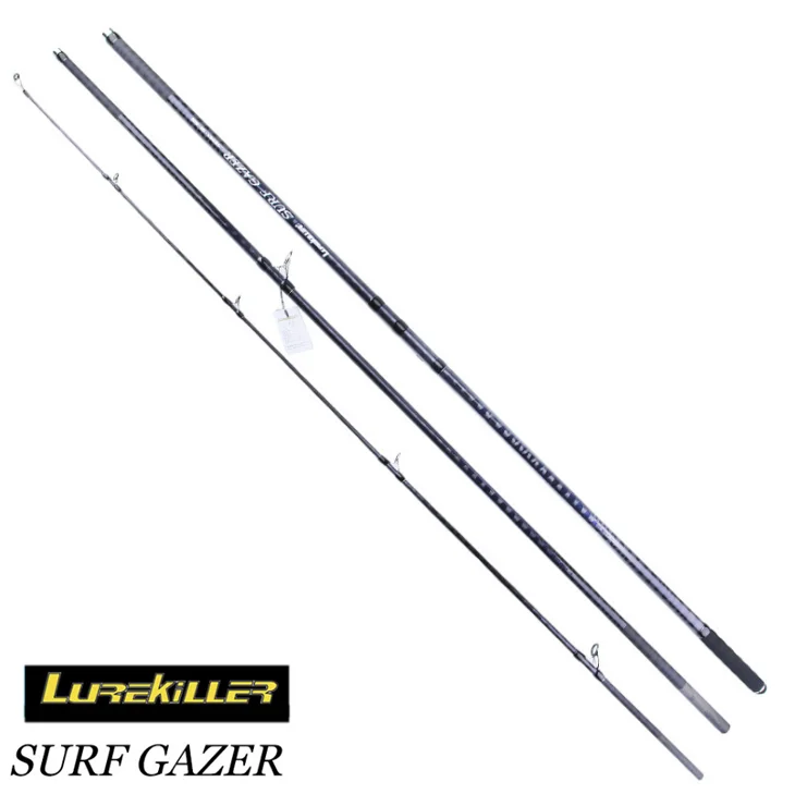 Lurekiller SURF GAZER Japan Quality Full Fuji Surf Casting Rod 4.2M 46T  high-carbon 3 Sections BX Rod rods