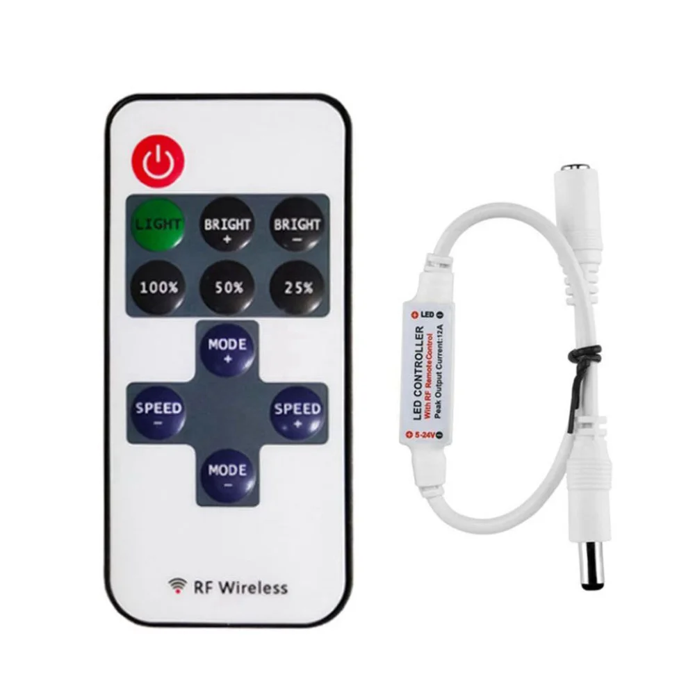 DC 5V USB RGB Controller IR Wireless Remoter RF Remoter Control for 5 V Volt LED Strip Light