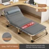 190*75cm gray widened square tube-gray-comfortable cotton pad