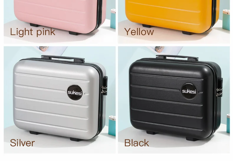 Small Hard Shell Luggage - Perfect for Travel & Makeup