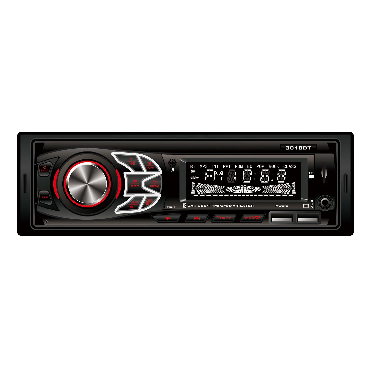 Classic Retro Car Radio MP3 Player for Bluetooth AUX SD Card Wireless FM Stereo Audio Receiver Screen Car Accessories