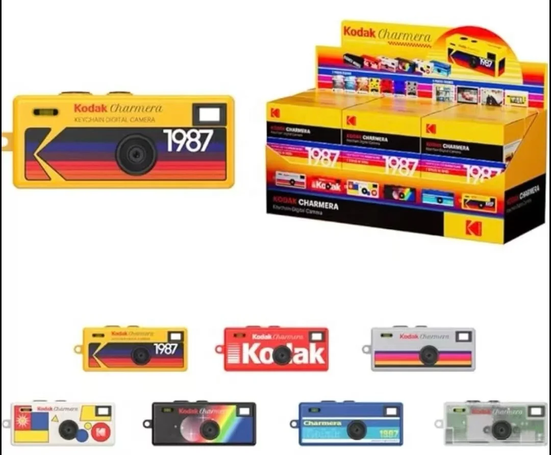 Mini Kodak Charmera 1987 Digital Camera Keychain Blind Box