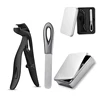 Black elbow + nail file iron box set