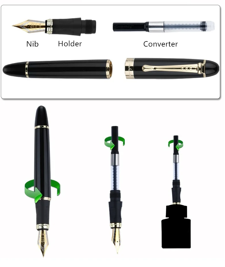 seapen-high-quality-black-fountain-pen-business-and-gift-pen-write