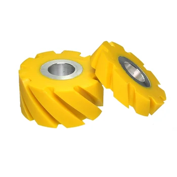Customized Grooved Polyurethane Contact Wheel With Aluminum Core As Drawing