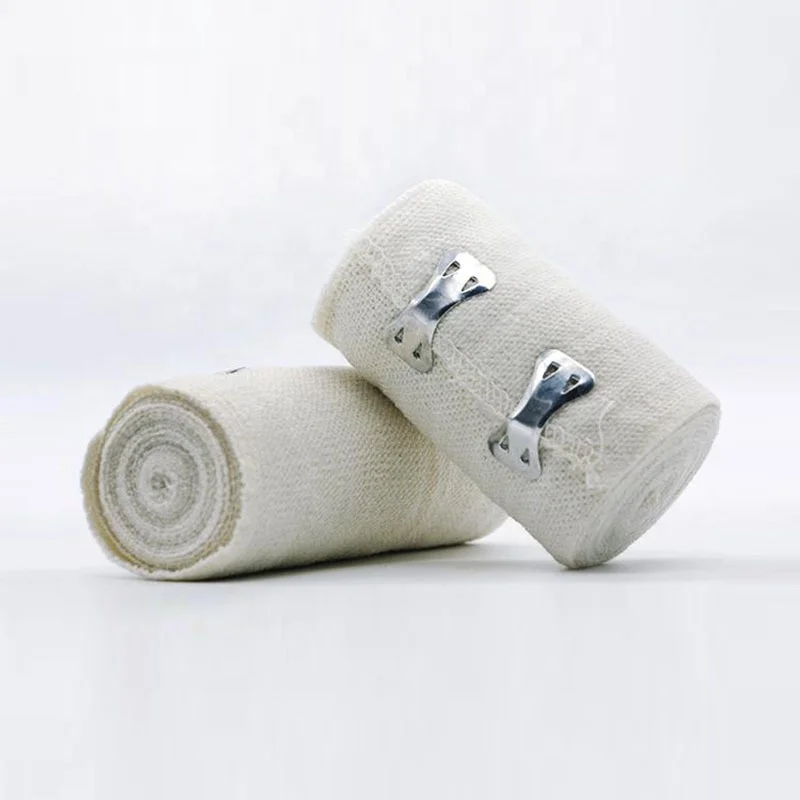 Medical Consumable soft cotton spandex plain elastic bandage