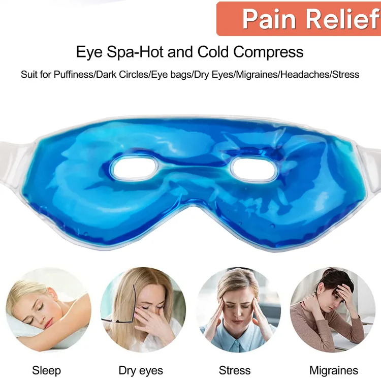 Promotional Gel Beads Cooling Compress Eye Mask Freezer Gel Eye Mask Hot Cold Eye Mask Buy Eye