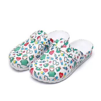 Women's EVA Medical Shoes Non-Laboratory Doctor and Nurse Clogs Casual Beach and Work  PERS Summer Platform Style