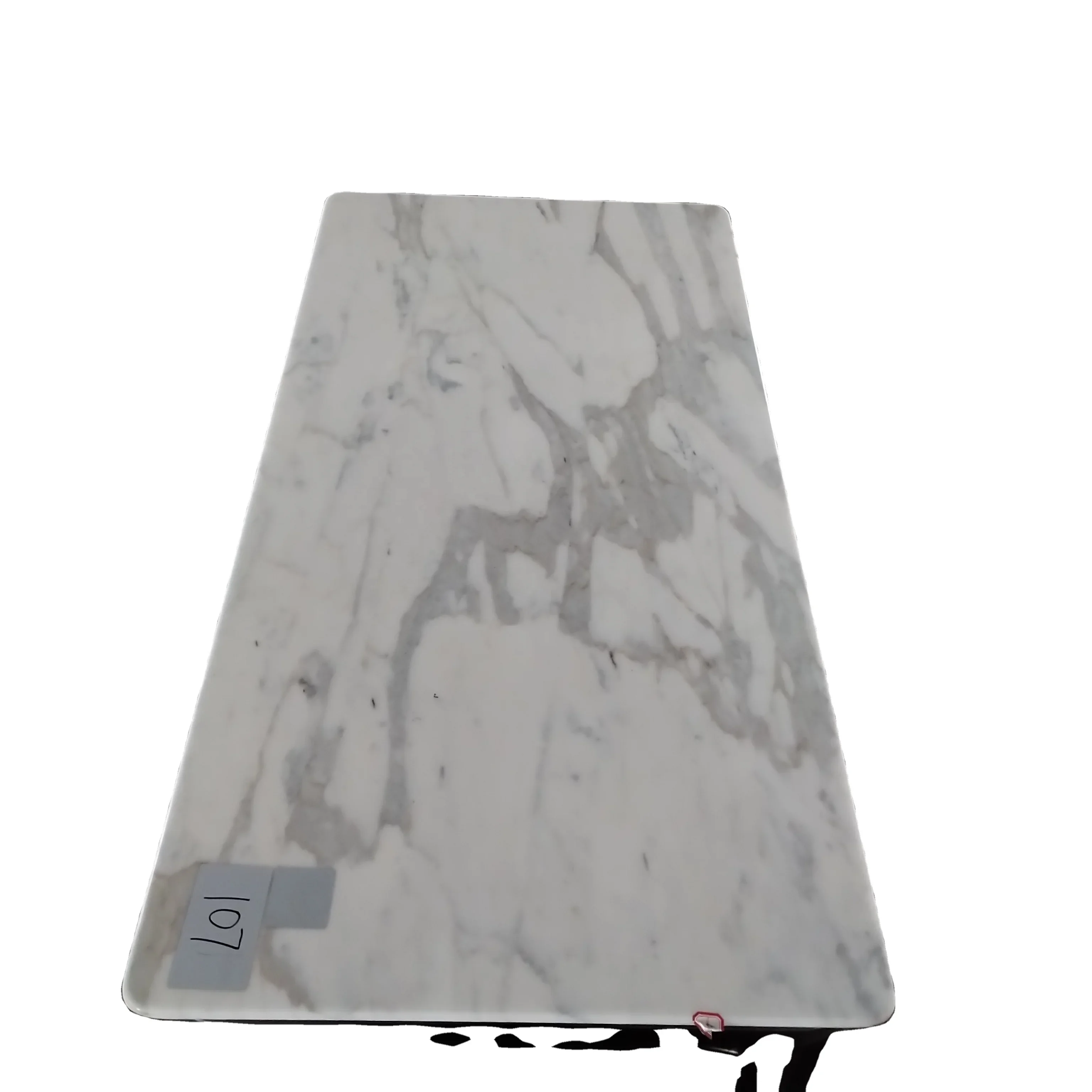 Most Popular Low Prices Customize Exquisite Calacatta White Marble Square Table Top For Restaurant Coffee Bar Guesthouse